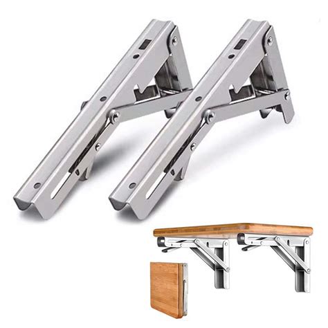 collapsible metal bracket|heavy duty folding leg brackets.